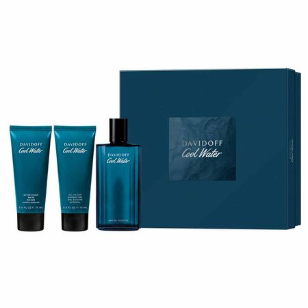 Davidoff-Cool-Water-Coffret-Perfume-Masculino-+-Gel-de-Banho-+-Pós-barba-Kit--1